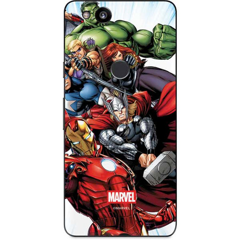 Marvel Avengers Team Google Pixel 2 Skin